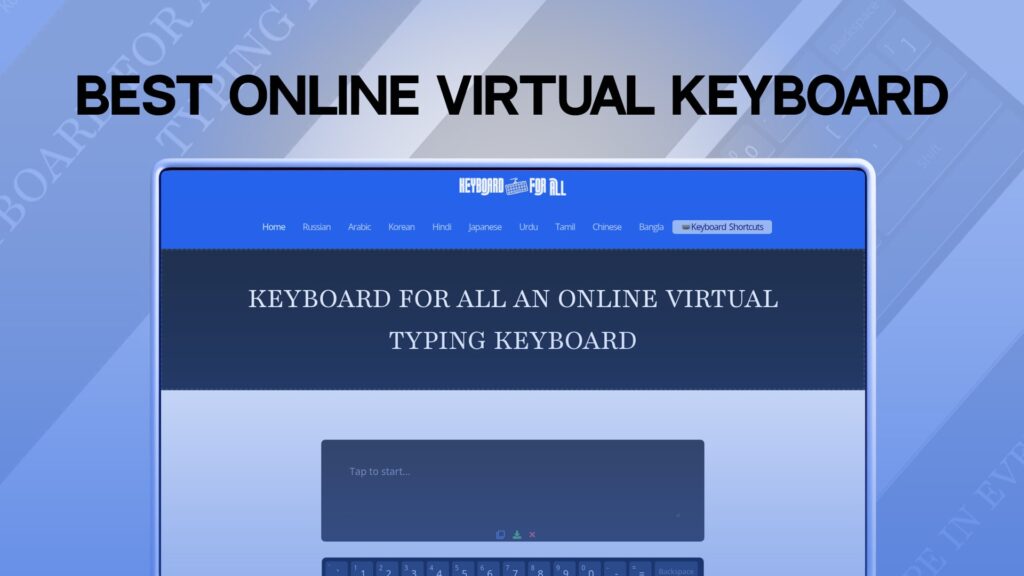 Best Online Virtual Keyboard
